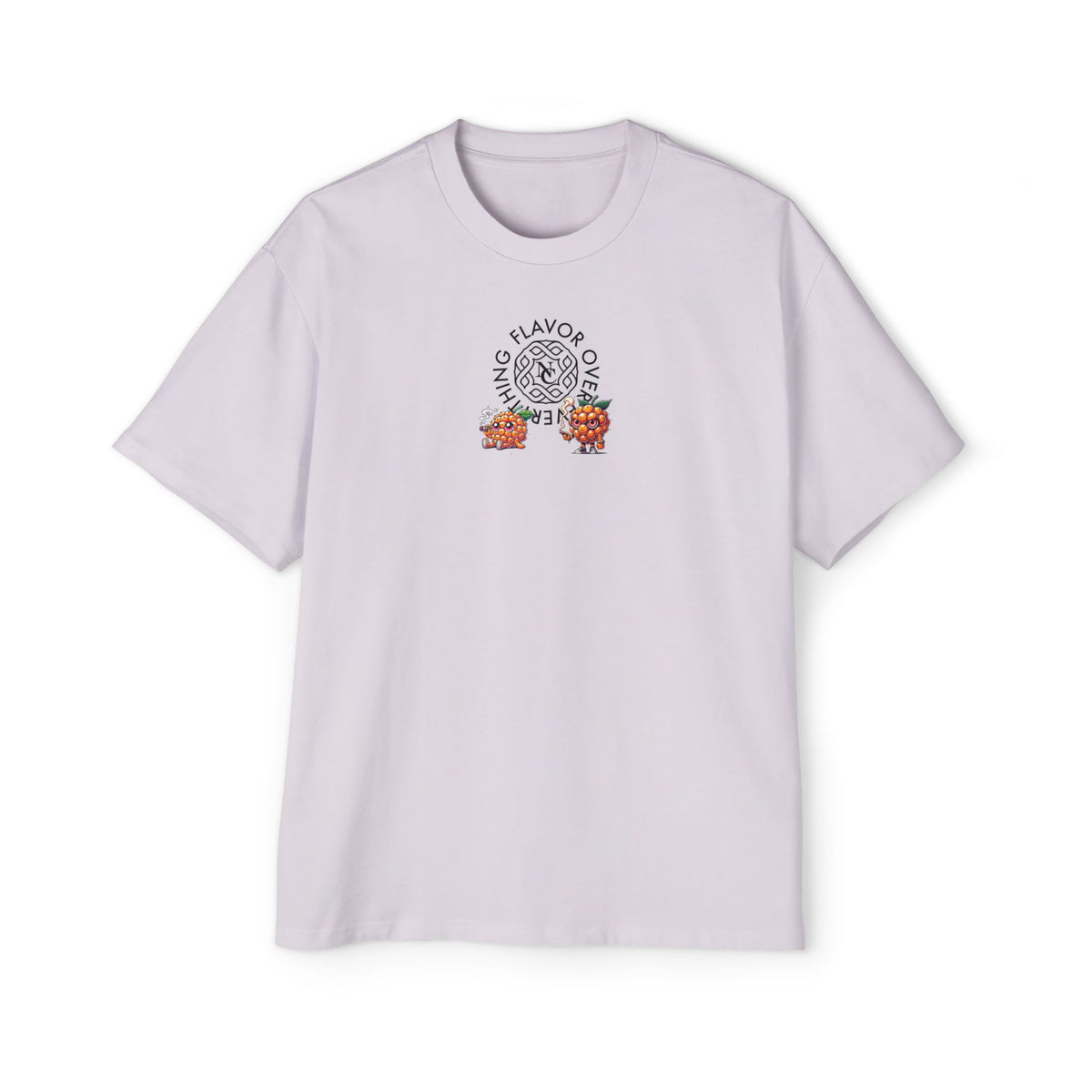 Orange Berry Oversized Tee