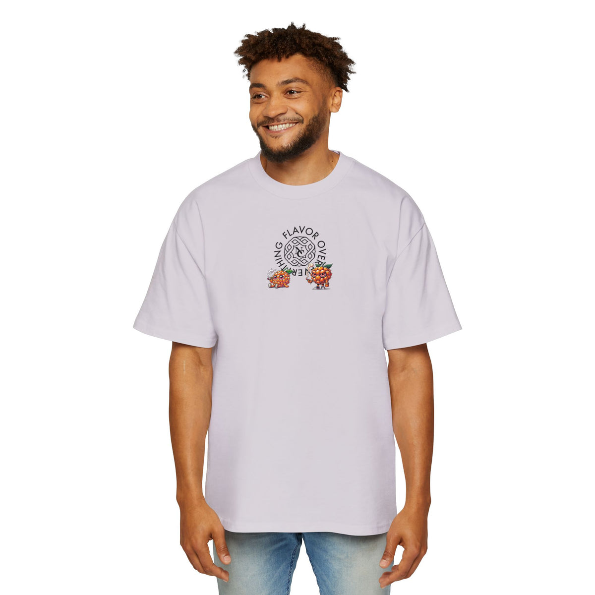 Orange Berry Oversized Tee