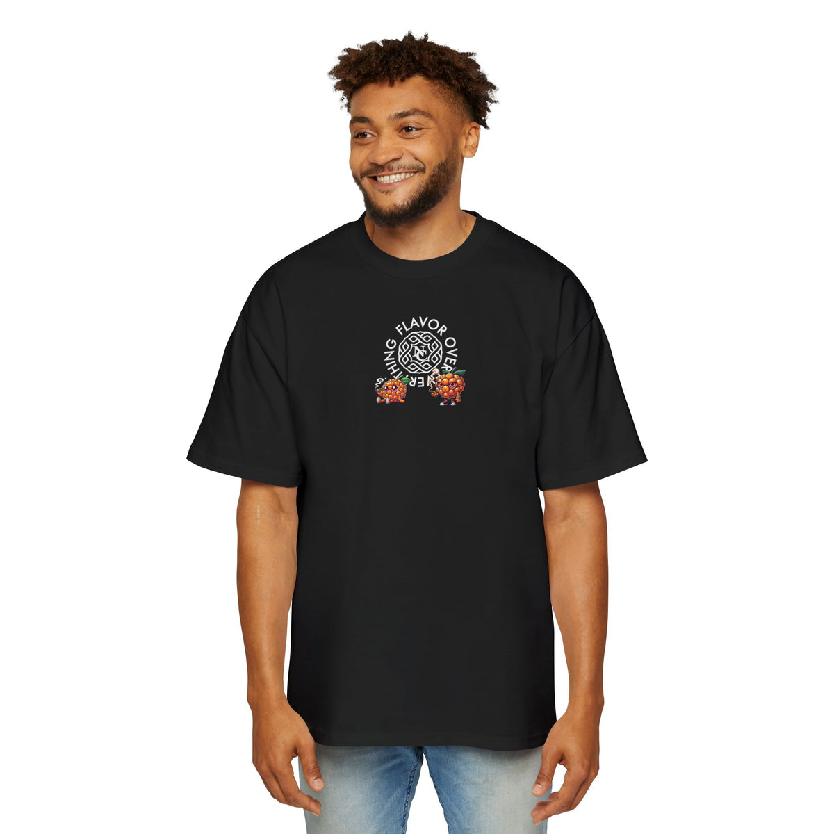 Orange Berry Oversized Tee